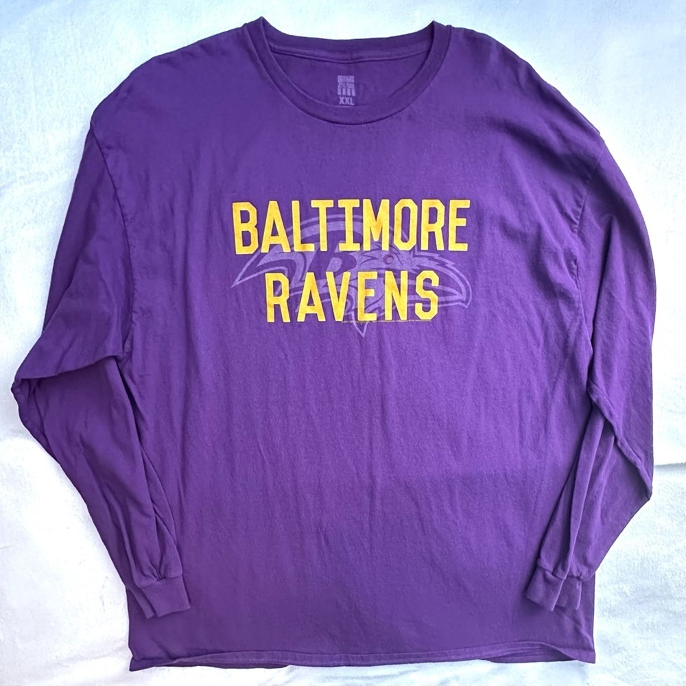 Junk Food Baltimore Ravens NFL Long Sleeve Shirt Purple Adult XXL football
